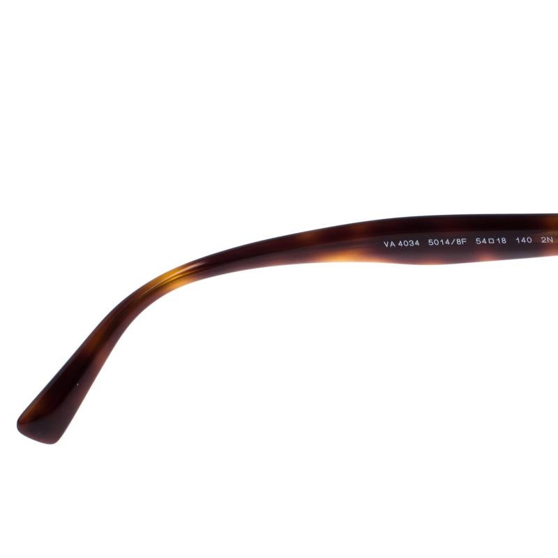 Gray Valentino Brown/Blue Gradient VA4034 Cat Eye Sunglasses