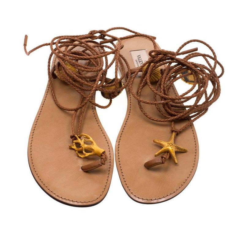 summer fantasy seashell sandals