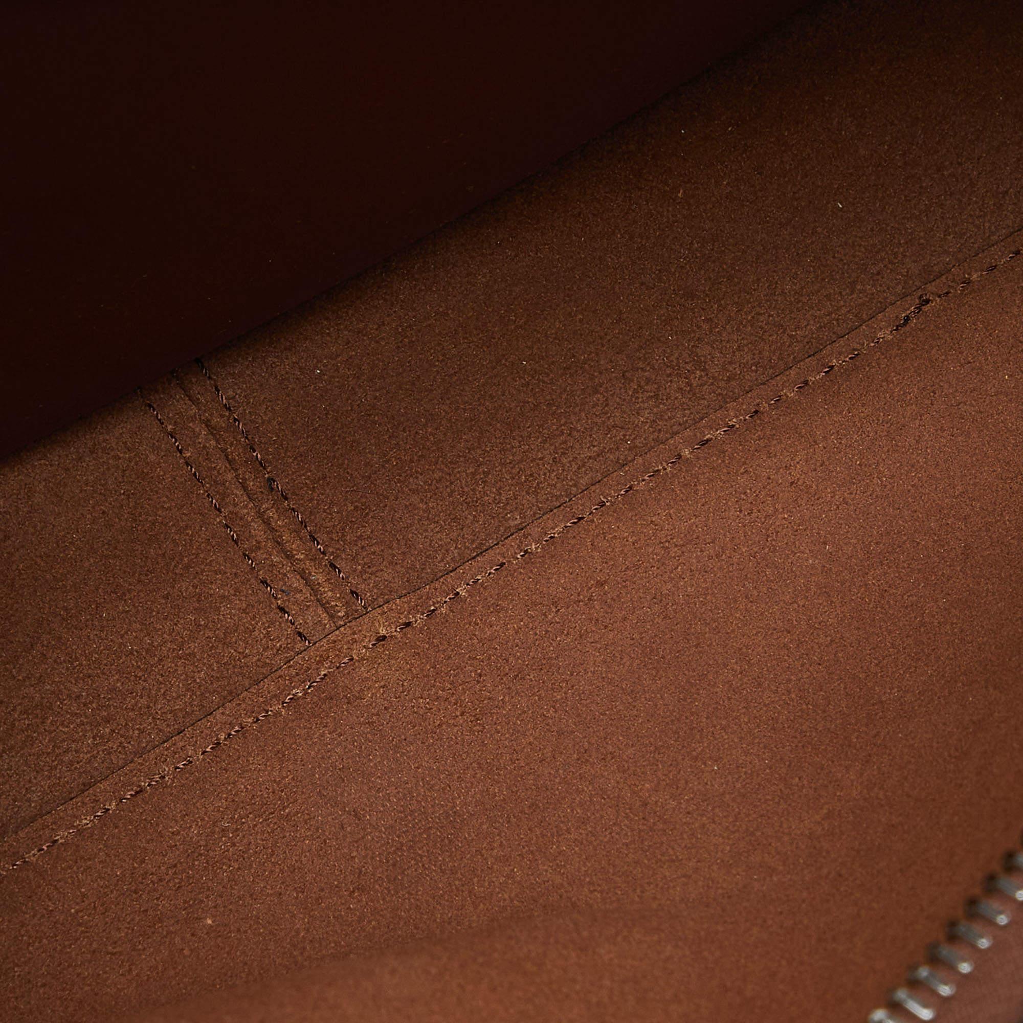 Women's Valentino Brown Leather VLTN Belt Bag