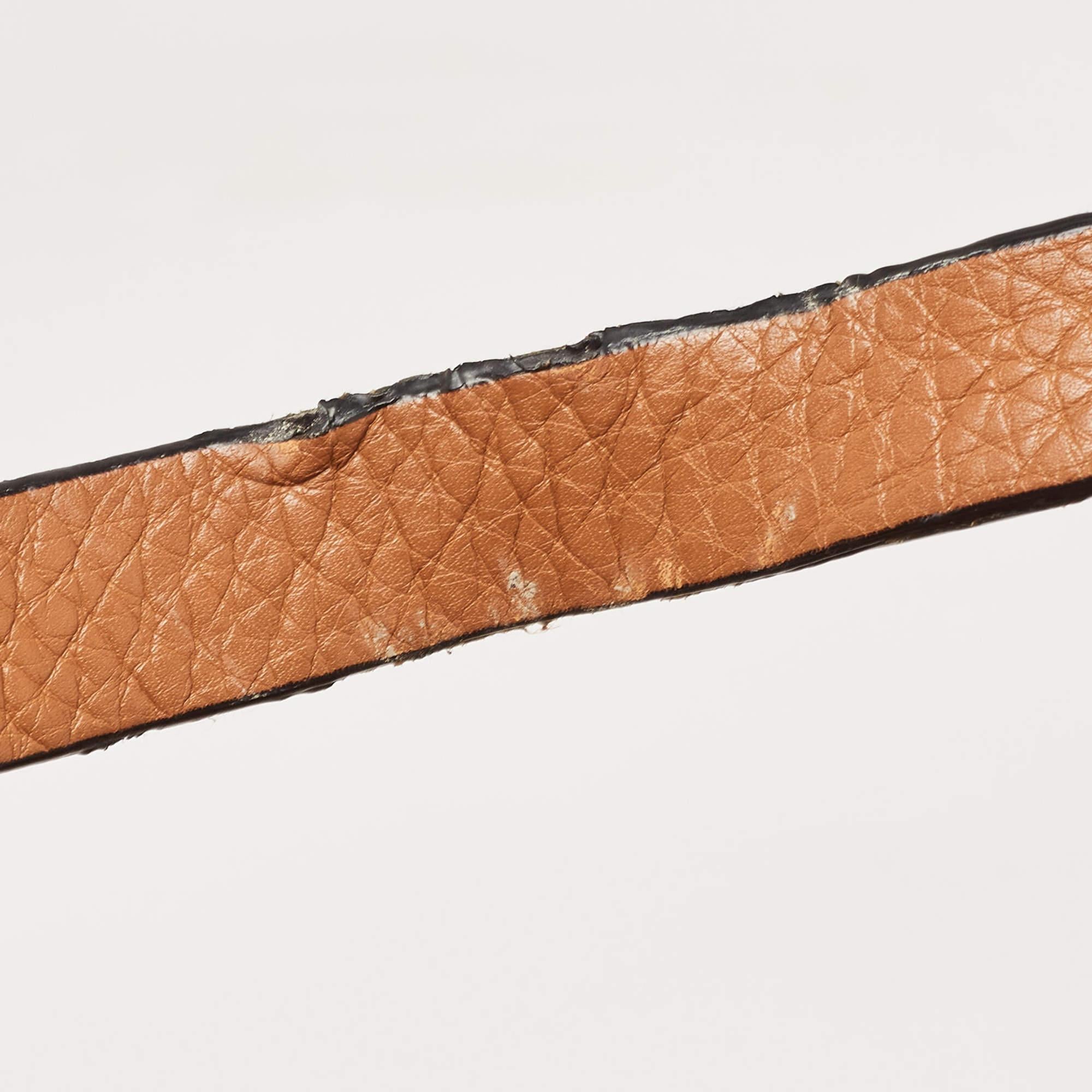 Valentino Brown Pebbled Leather Fringe C-Rockee Tote im Angebot 11