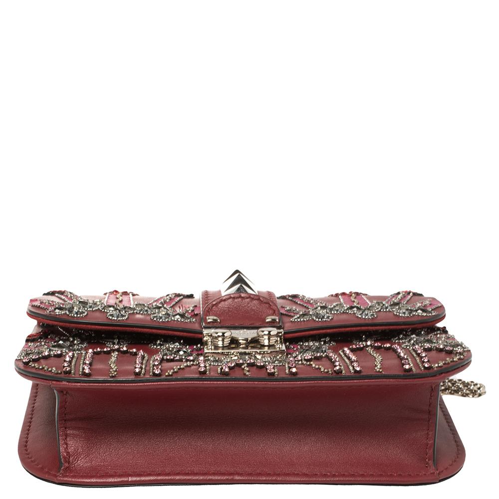 burgundy valentino bag