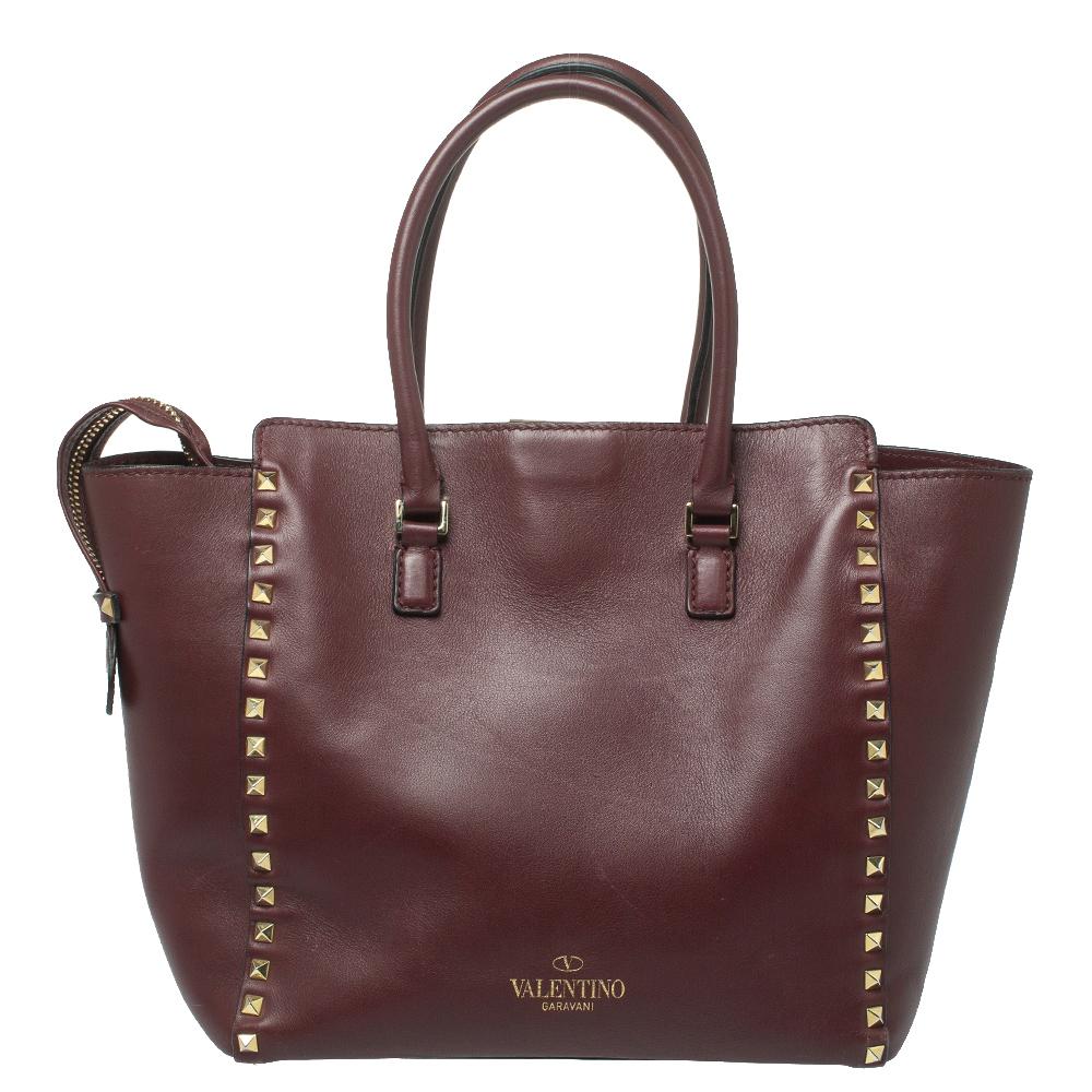 burgundy valentino bag