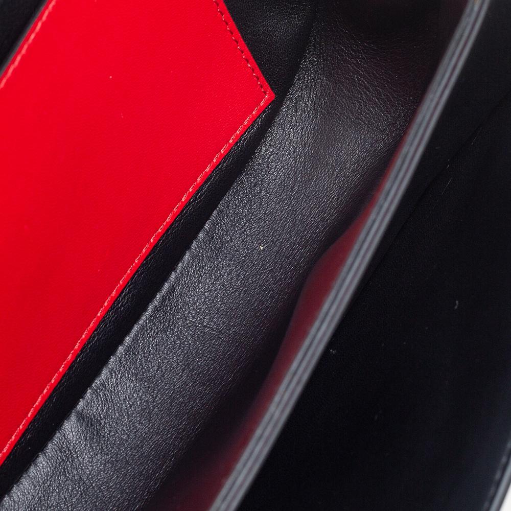 Valentino Burgundy Leather VLogo Supervee Crossbody Bag 2