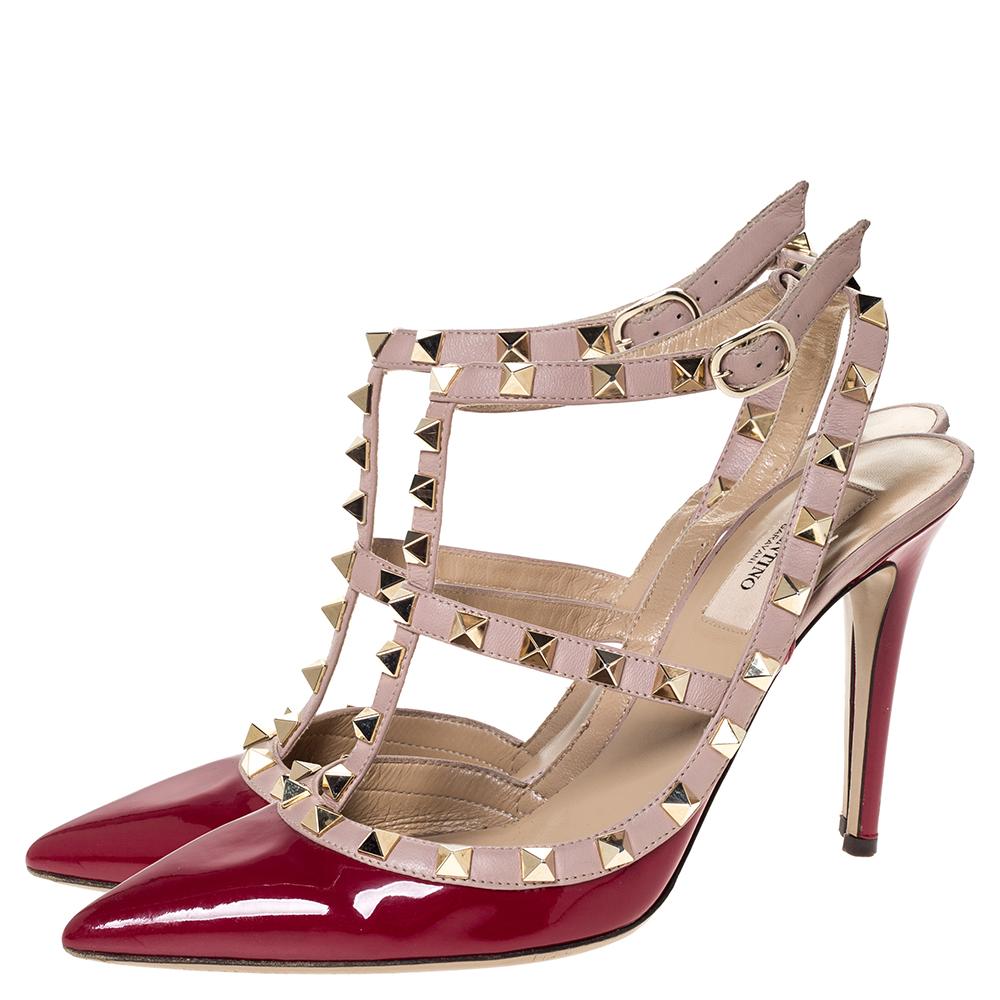 valentino burgundy shoes