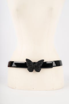 Valentino Butterfly Belt with Metal Buckle