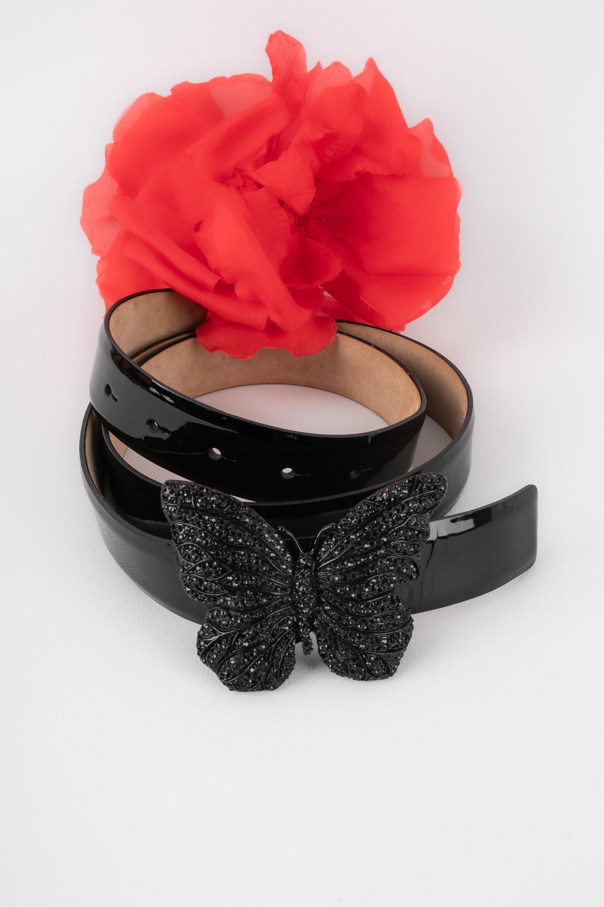 Valentino Butterfly Belt with Metal Buckle 4
