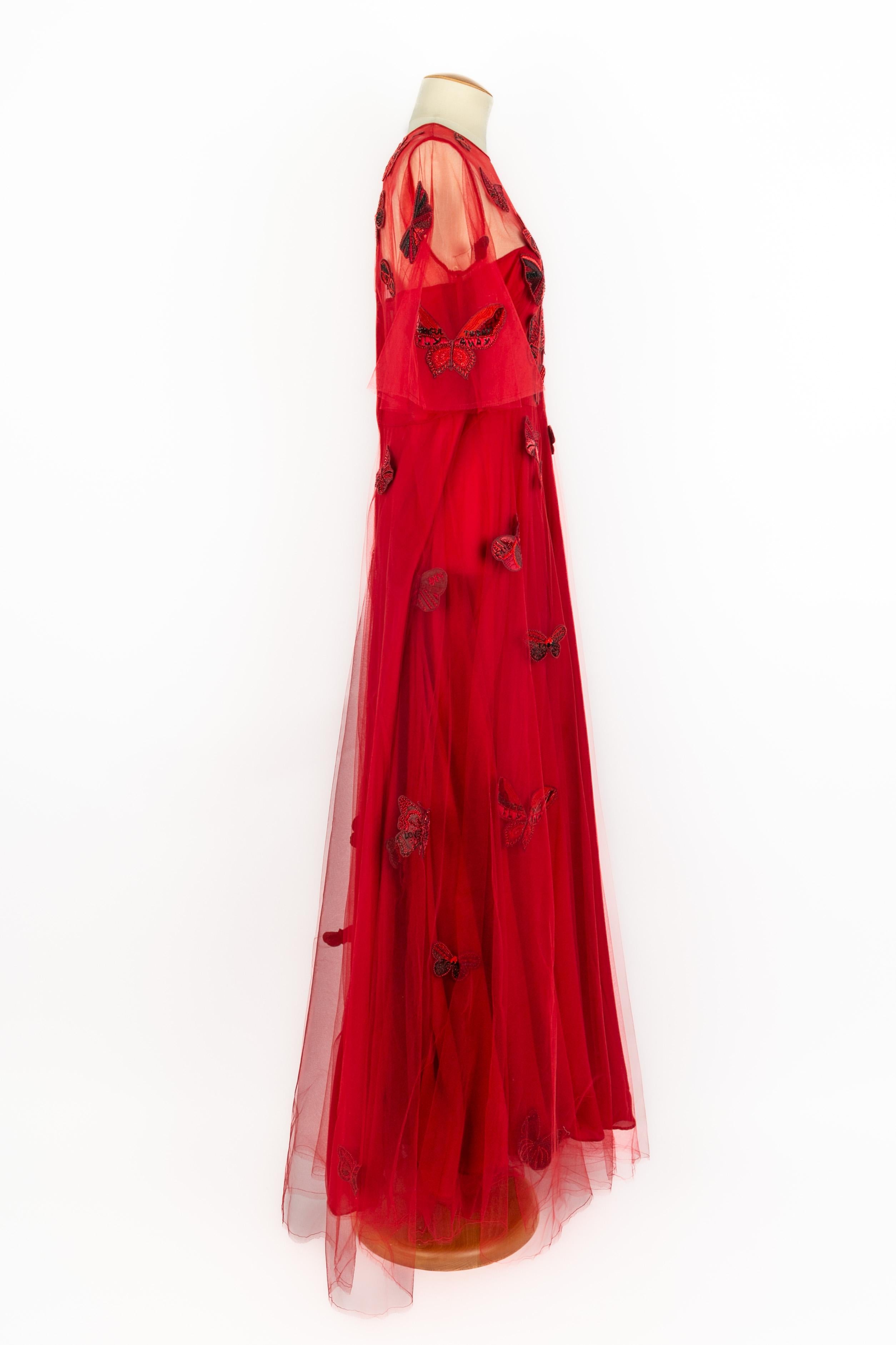 Women's Valentino 'butterfly' dress For Sale