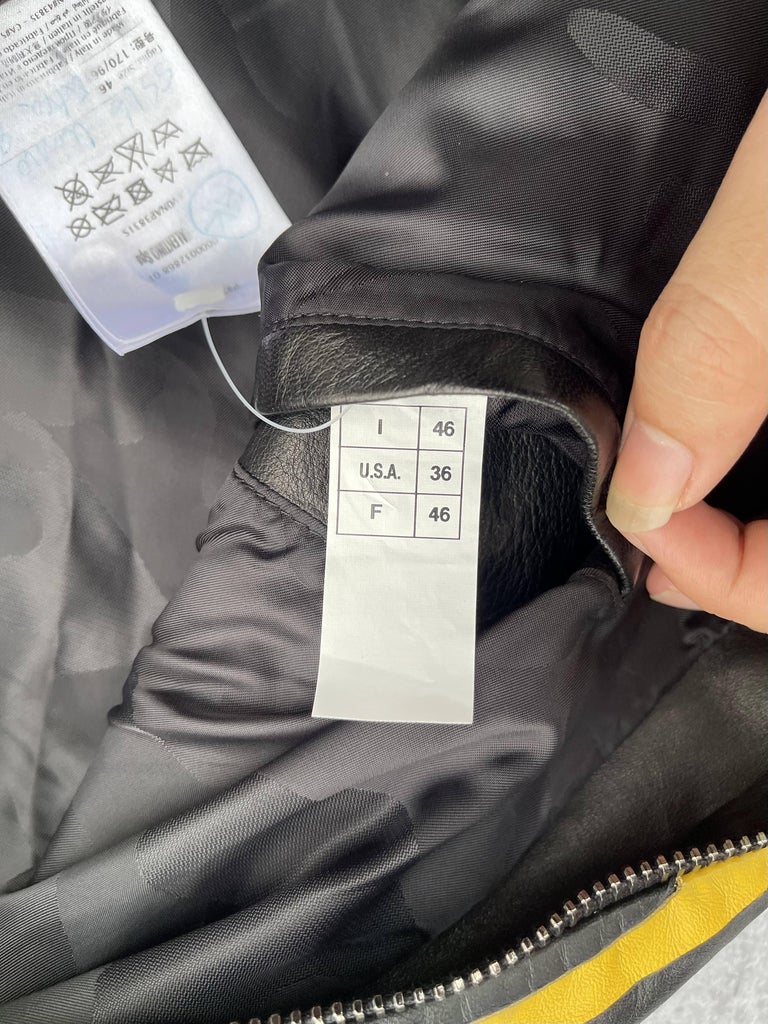 Valentino Butterfly Moto Leather Jacket For Sale 8