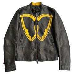 Valentino Butterfly Moto Leather Jacket