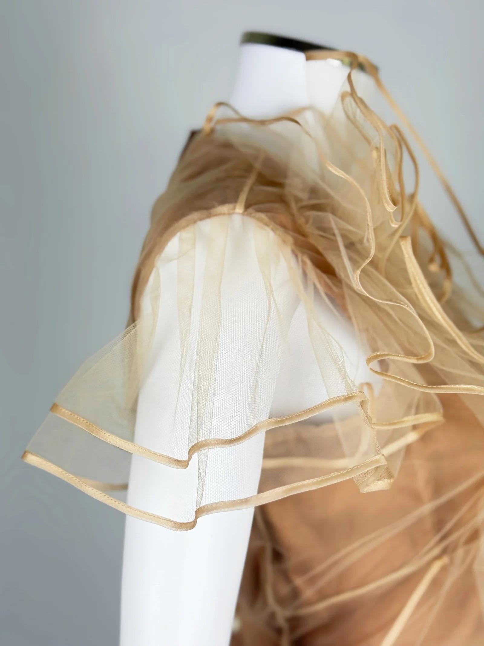 Valentino by Maria Grazia Chiuri und Pierpaolo Piccioli Tüllkleid, SS 2011 Damen im Angebot