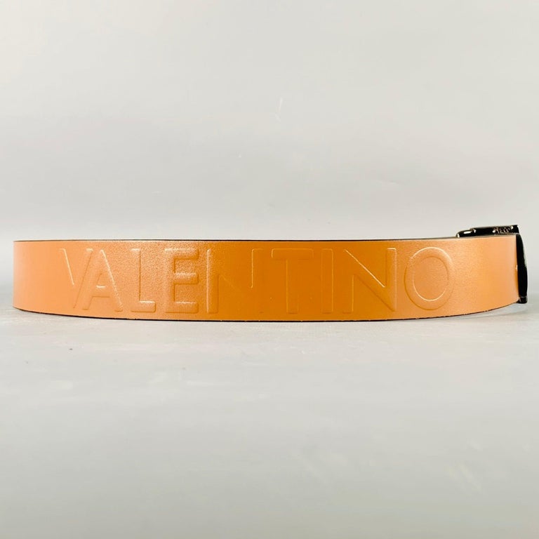 VALENTINO by MARIO VALENTINO Cintura in pelle Monogram marrone