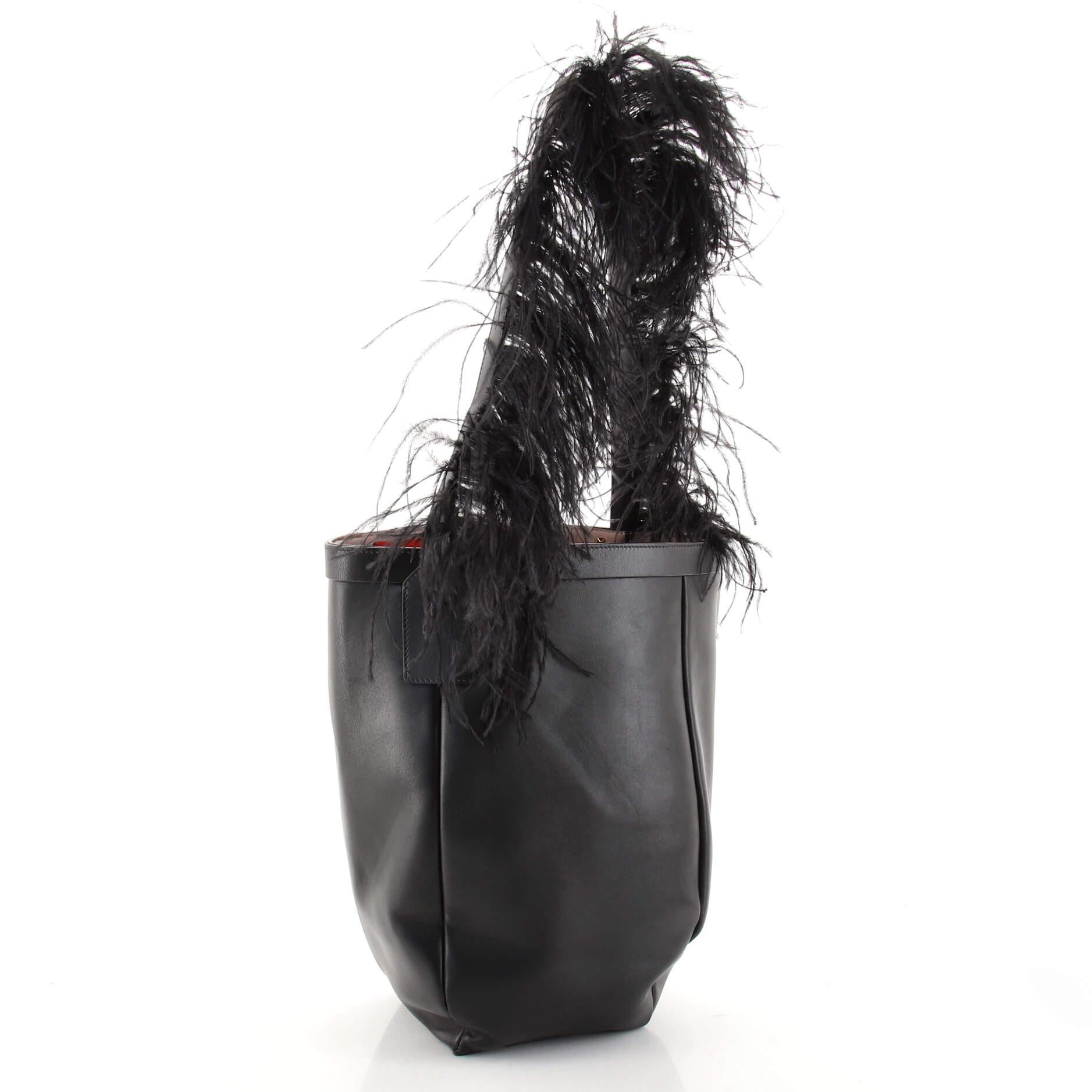 valentino feather bag