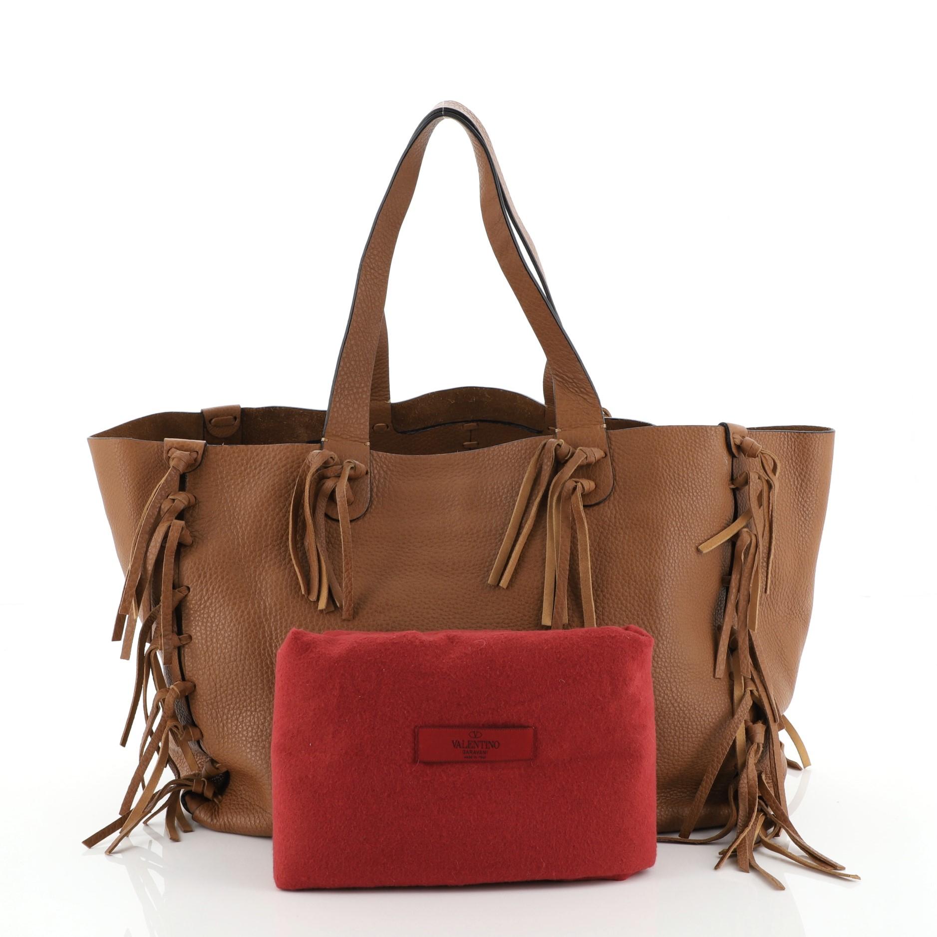 Valentino fringe tote on sale