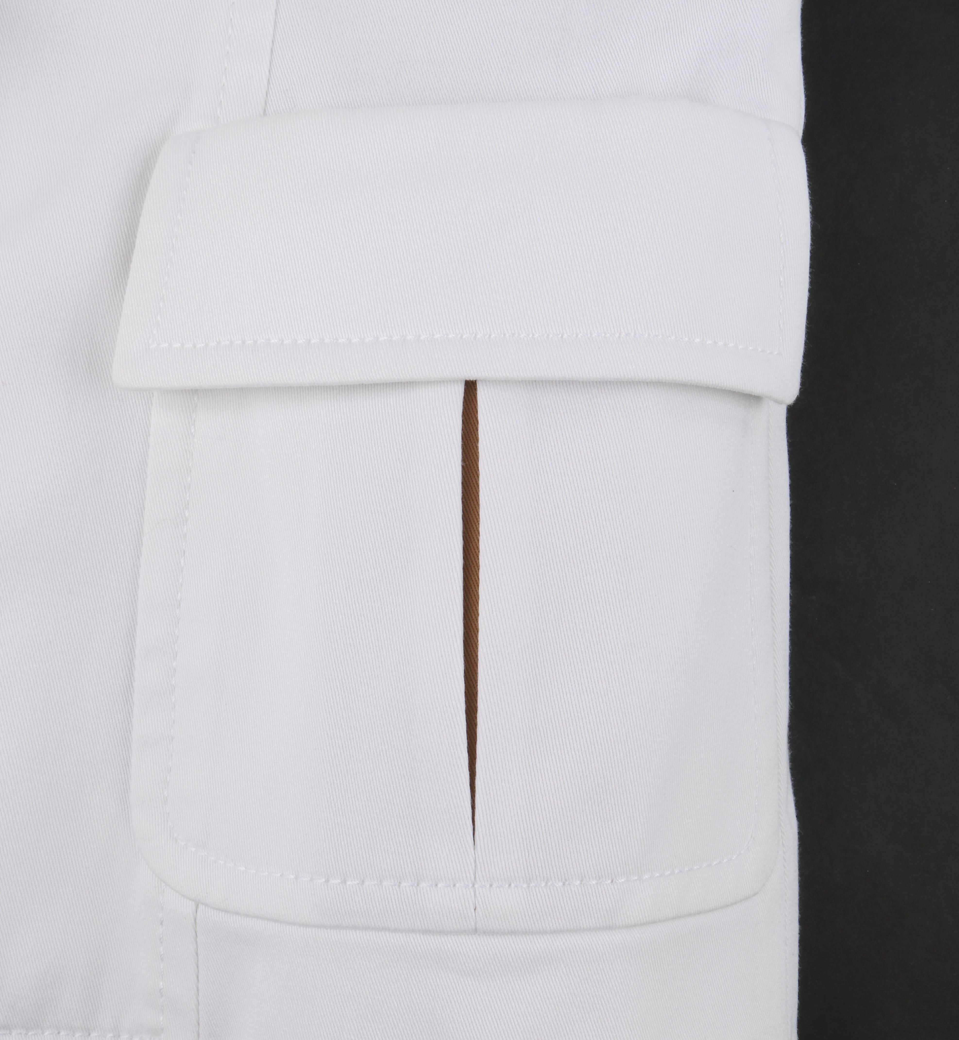 VALENTINO Ensemble 2 pièces blazer blanc, pantalon à jambes larges et pantalon power, années 1990 en vente 4