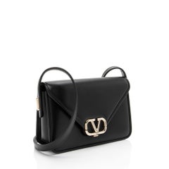 Valentino Calfskin Letter Small Shoulder Bag