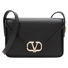 Valentino Calfskin Letter Small Shoulder Bag