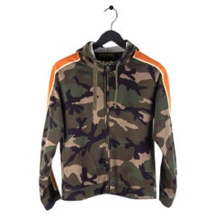 Valentino Camouflage Hoodie Jumper Multicolor Men Top Sweatshirt Size S/M, S299