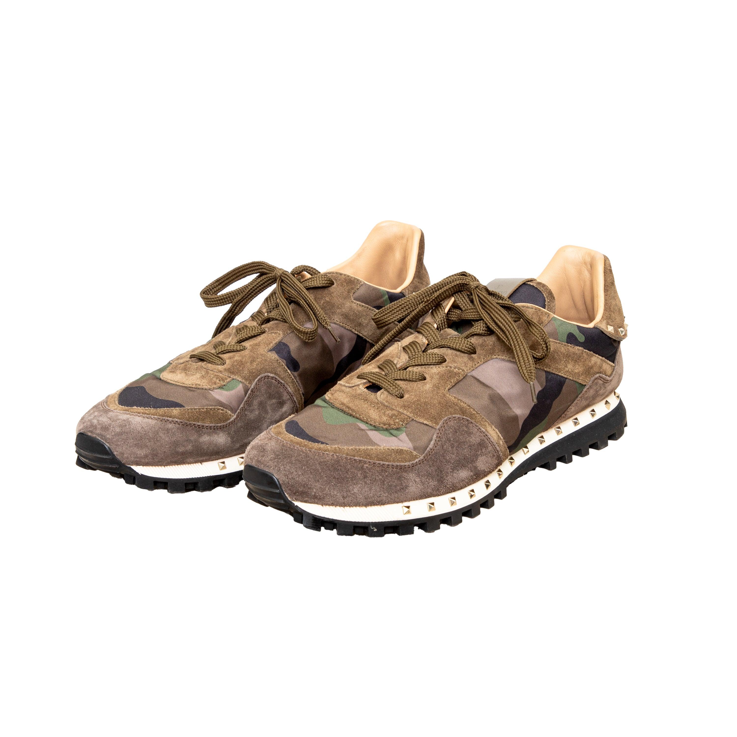 Valentino Camouflage Sneakers - '20s In Excellent Condition For Sale In Milano, IT