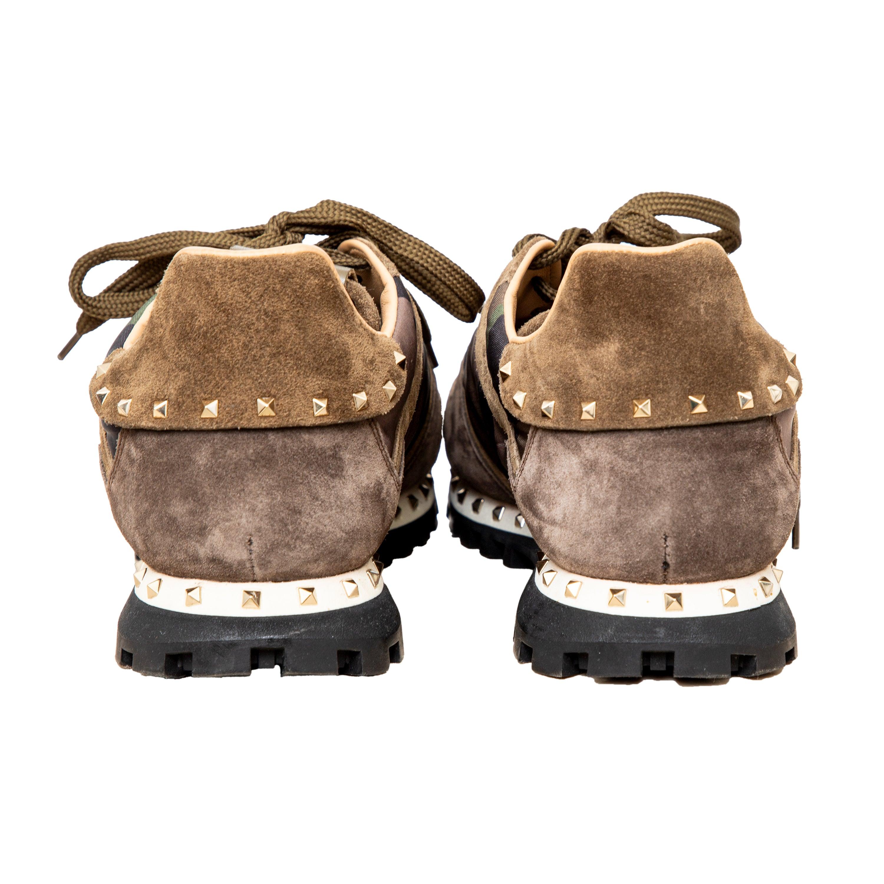 Men's Valentino Camouflage Sneakers - '20s For Sale
