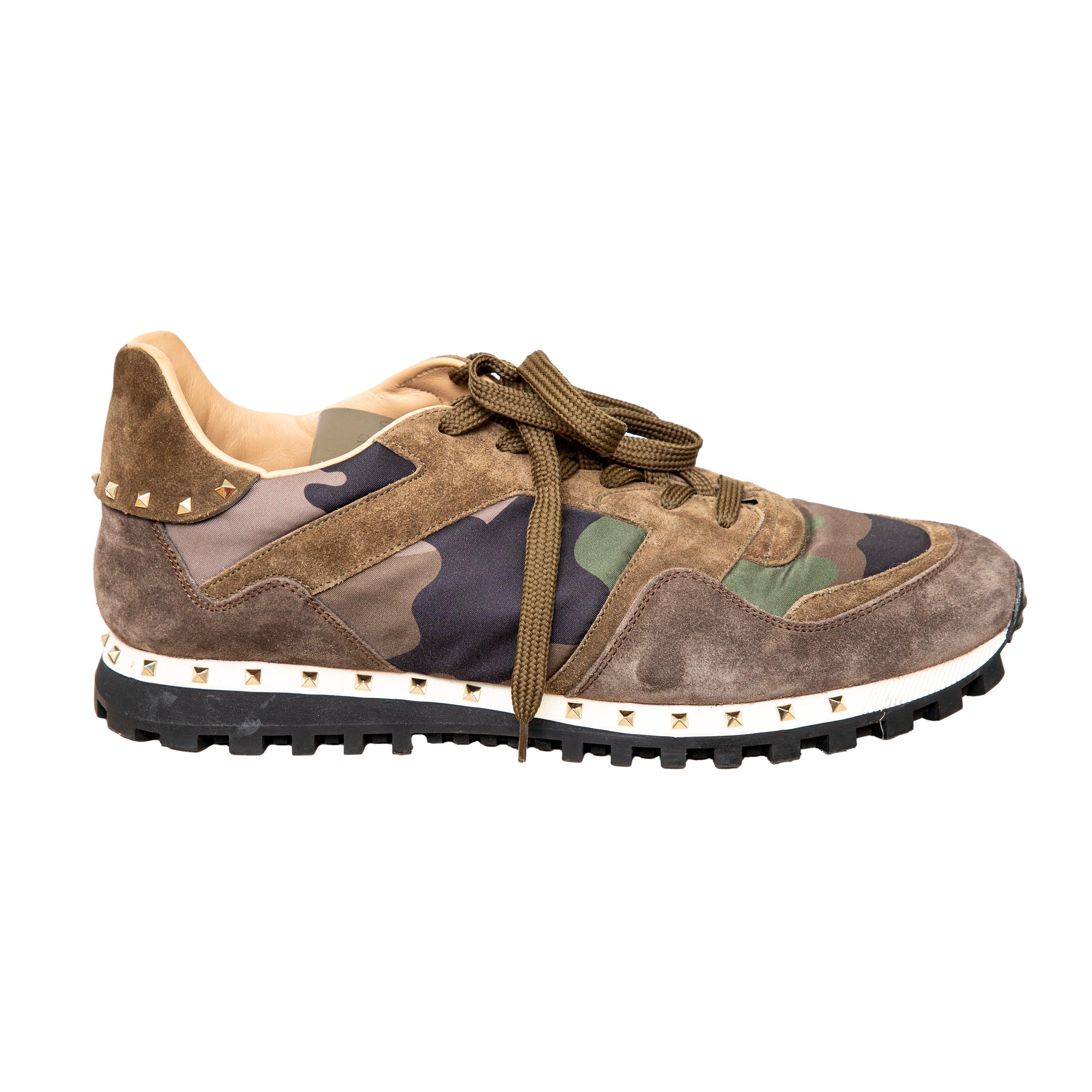 Valentino Camouflage Sneakers - '20s For Sale