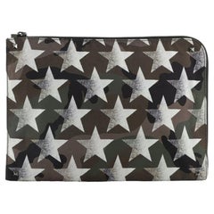 Valentino Camustars Zip Clutch Printed Camo Nylon