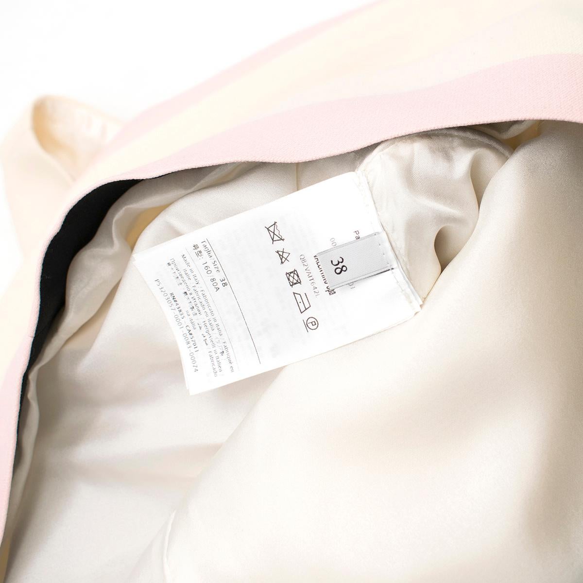 Valentino Candy Striped Wool & Silk-blend Dress US 0-2 2