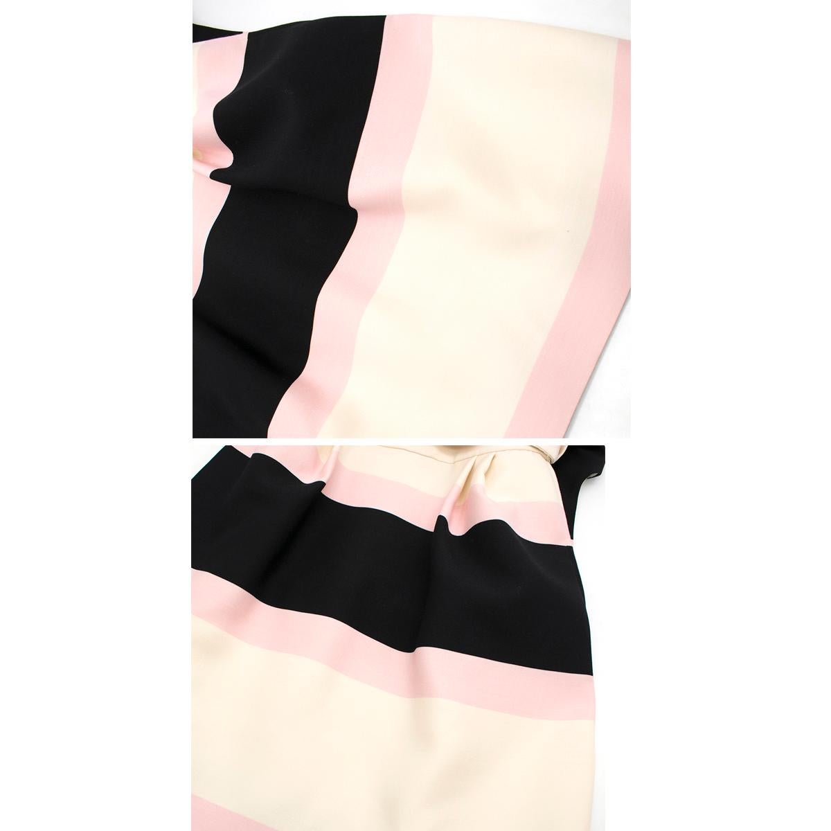 Valentino Candy Striped Wool & Silk-blend Dress US 0-2 1
