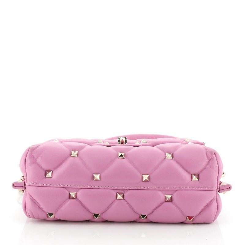Valentino Candystud Crossbody Bag Leather Large In Good Condition In NY, NY