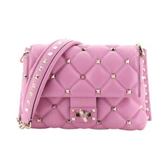 Valentino Candystud Crossbody Bag Leather Large