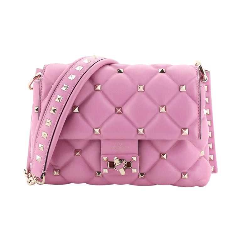 Valentino Candystud Crossbody Bag Leather Large at 1stDibs