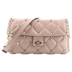 Valentino Candystud Crossbody Bag Leather Medium