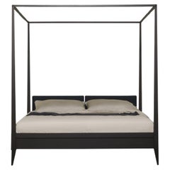 Valentino Canopy Bed Made of Cherrywood, Morelato