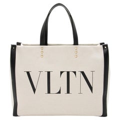 Valentino Canvas Rockstud VLTN Grande Plage Small Tote