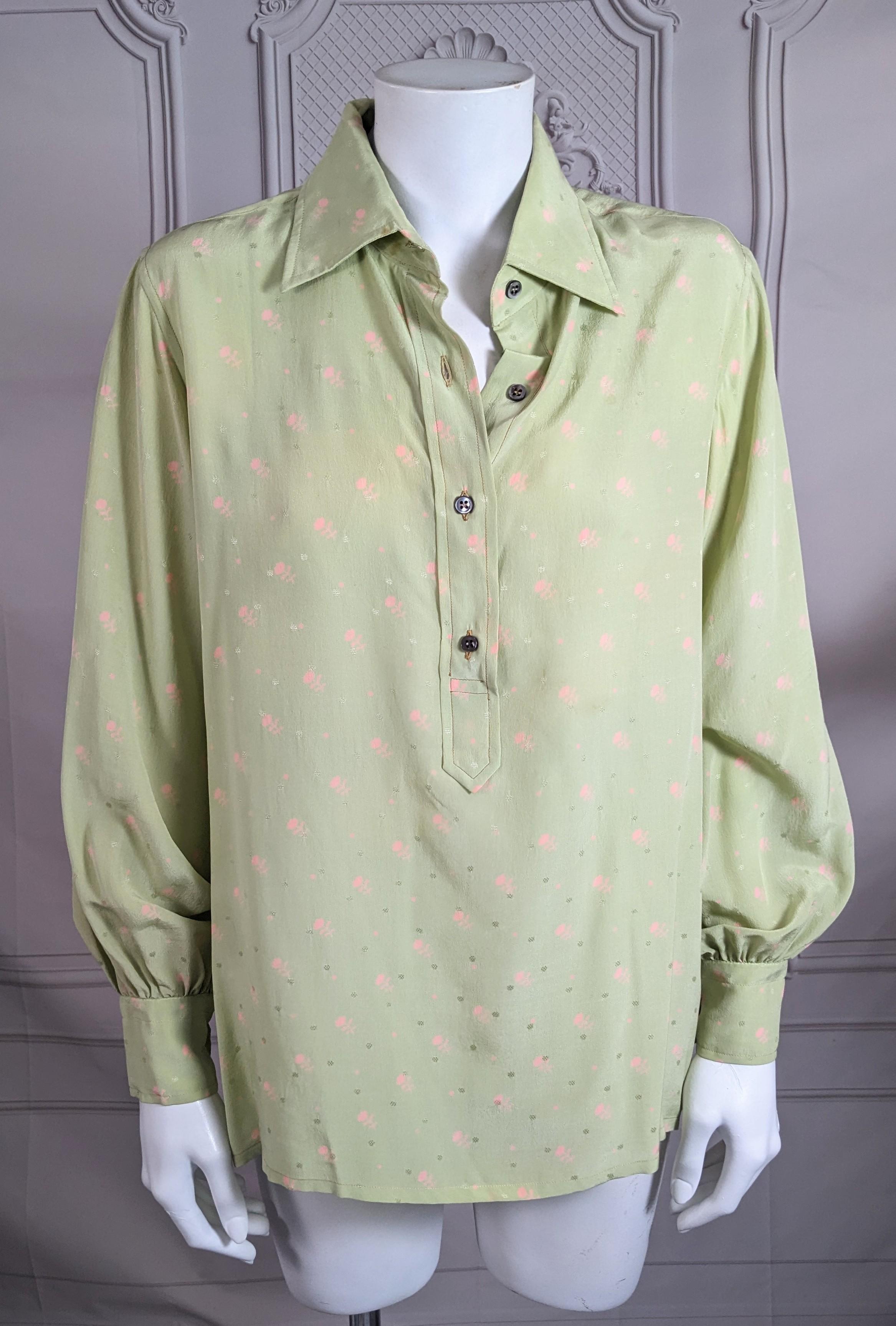 Valentino Celadon 1970's Ensemble For Sale 3