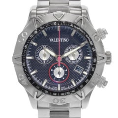 Valentino Chronograph Black Dial Steel Quartz Men’s Watch V40LCQ9909-S099