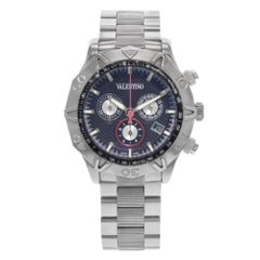 Valentino Chronograph Black Dial Steel Quartz Men’s Watch V40LCQ9909-S099