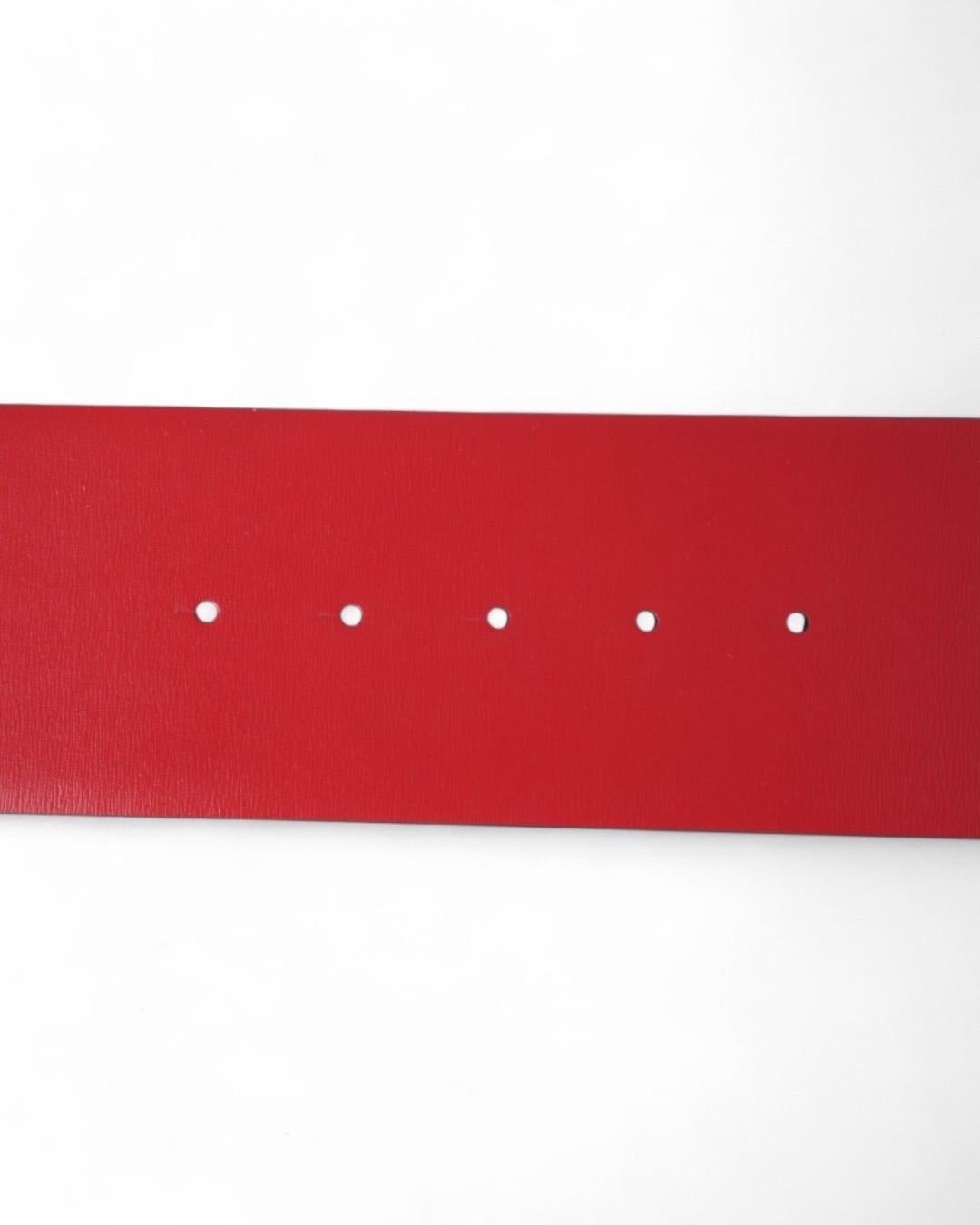 Valentino Cintura V Logo 70 Nera Rossa en venta 7