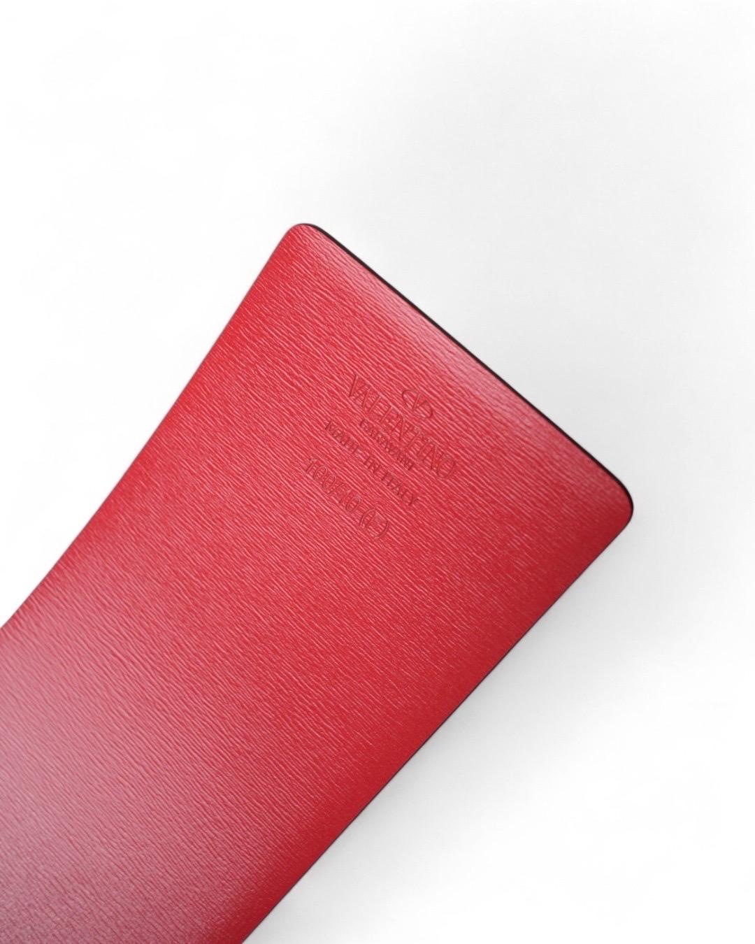 Valentino Cintura V Logo 70 Nera Rossa en venta 12