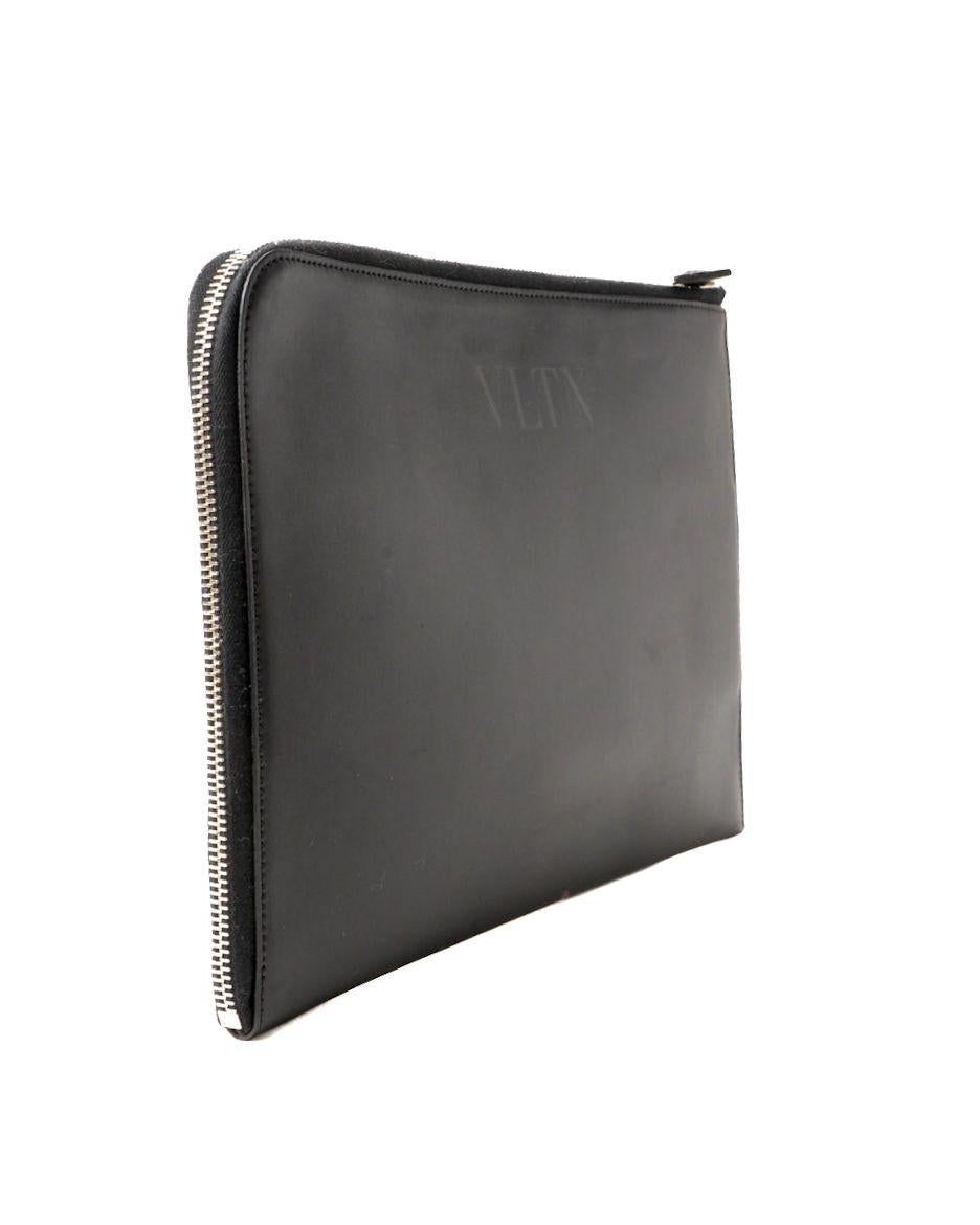 Donna Valentino Clutch MM Peony Nera in vendita