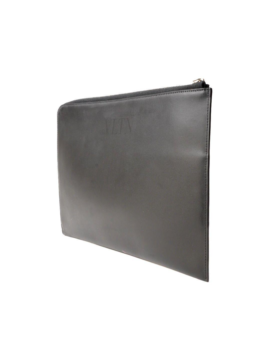 Valentino Clutch MM Peony Nera in vendita 1