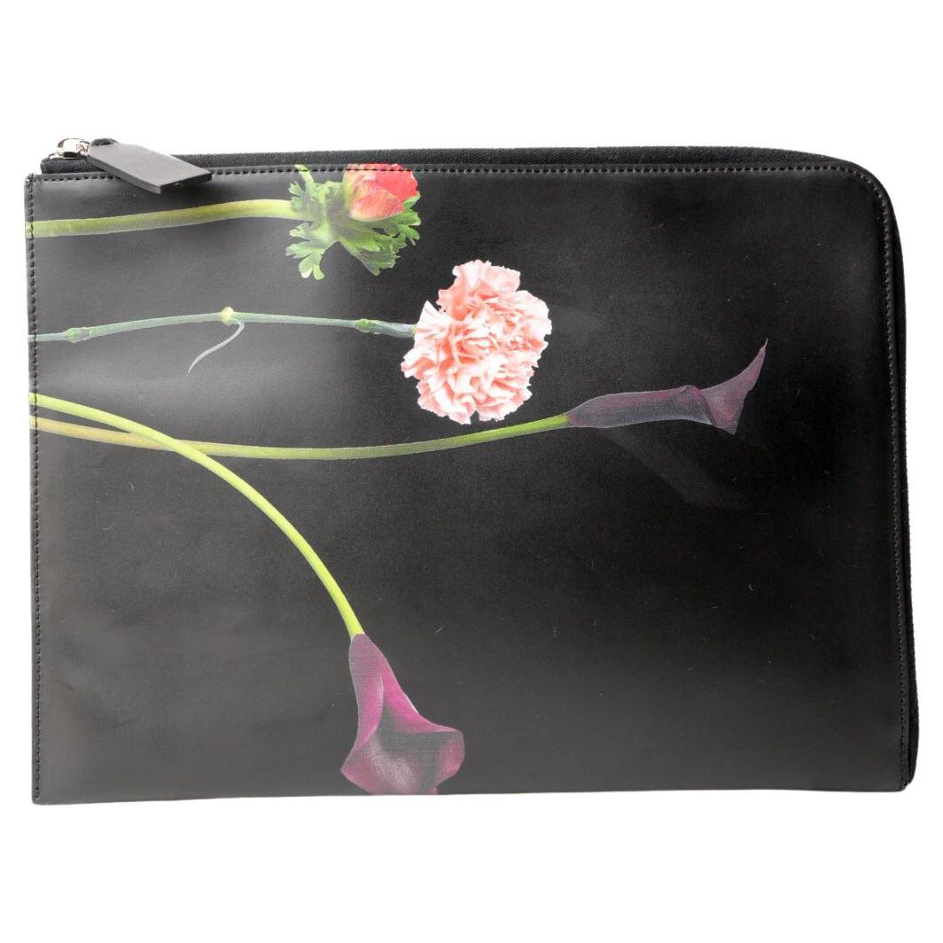 Valentino Clutch MM Peony Nera in vendita