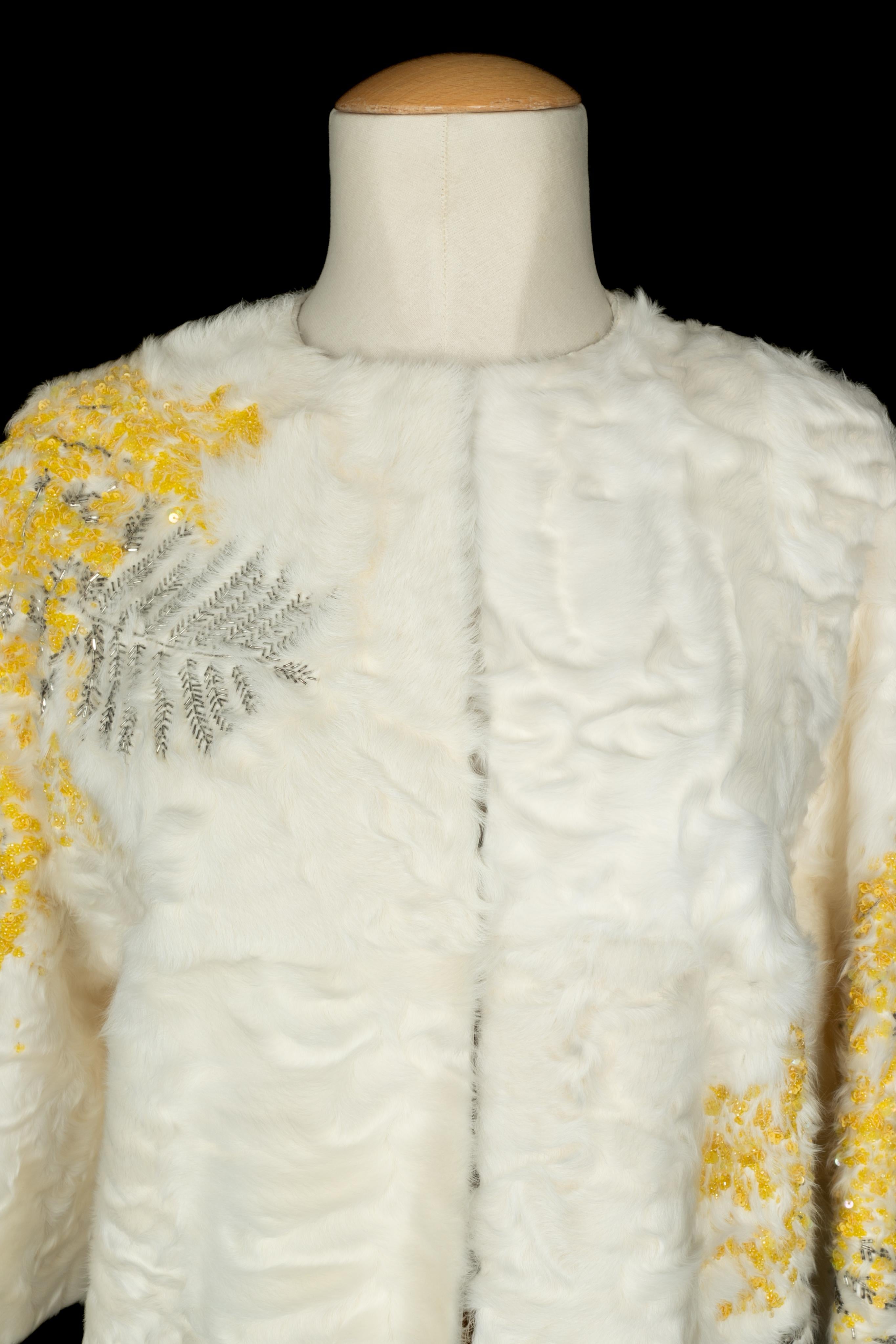 Beige Cappotto Valentino Resort 2019 in vendita