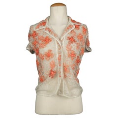 Valentino "coral" top by Valentino Garavani, Spring 2002