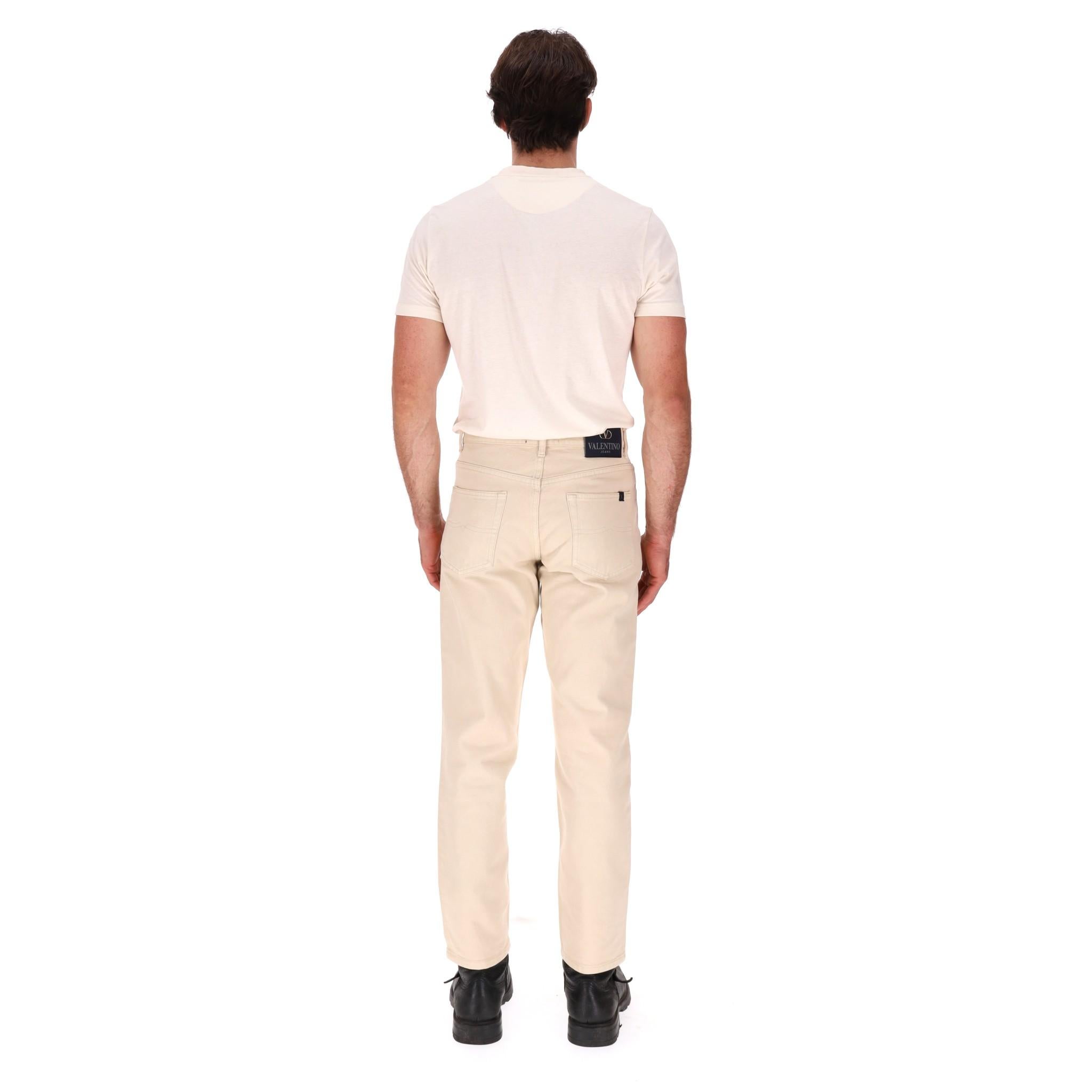 Jeans en coton Valentino Pour hommes en vente