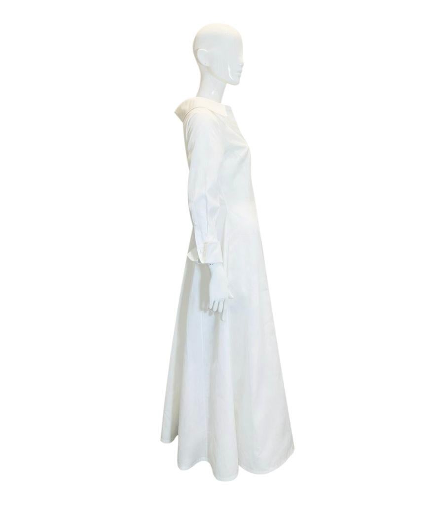 Gray Valentino Cotton Shirt Dress For Sale