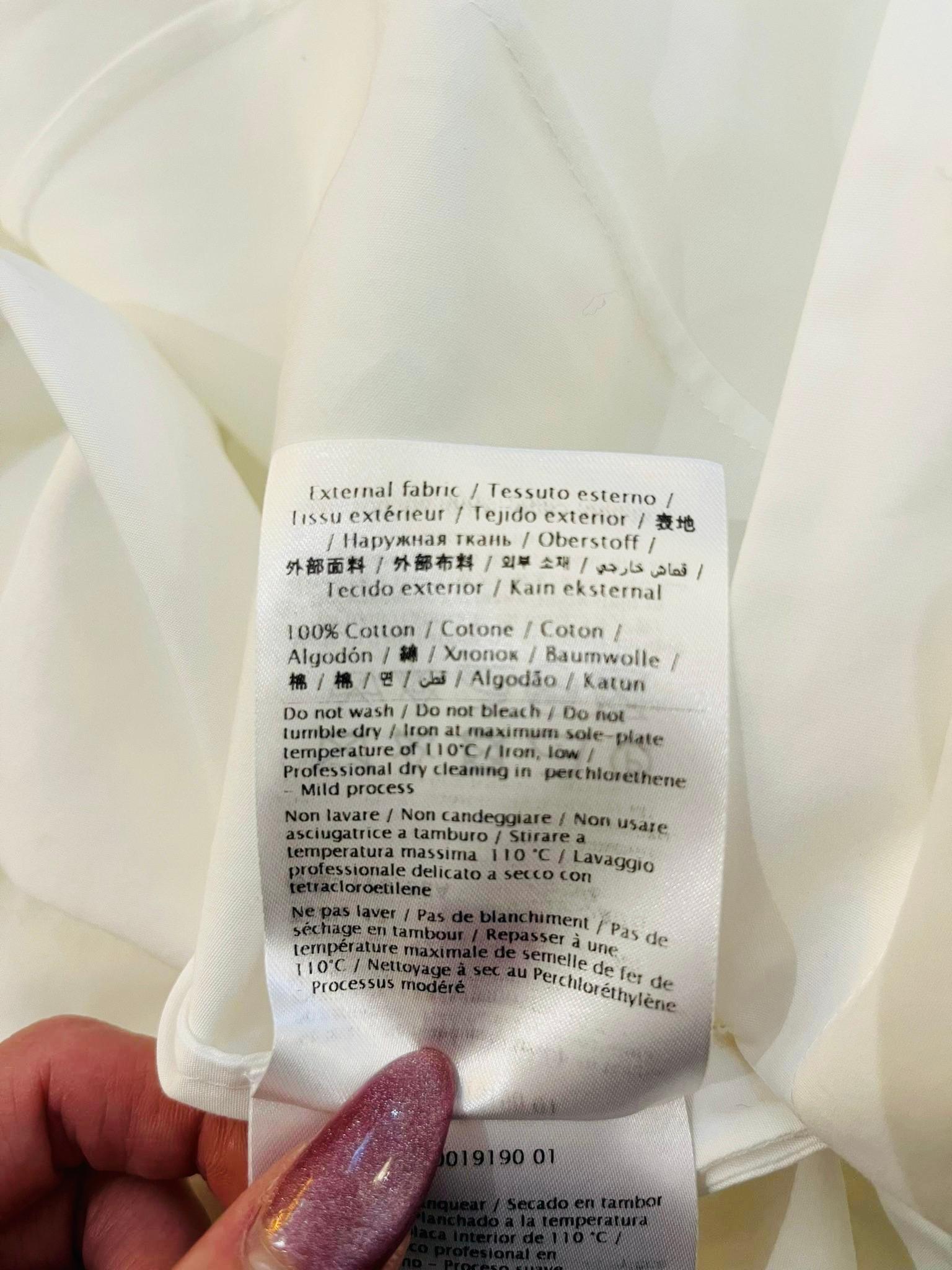 Valentino Cotton Shirt Dress For Sale 2