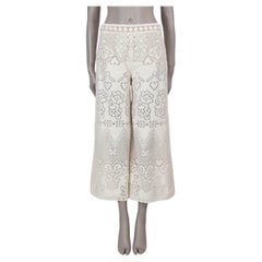 Valentino cotone panna 2021 POINTELLE CULOTTES Pantaloni 40 S