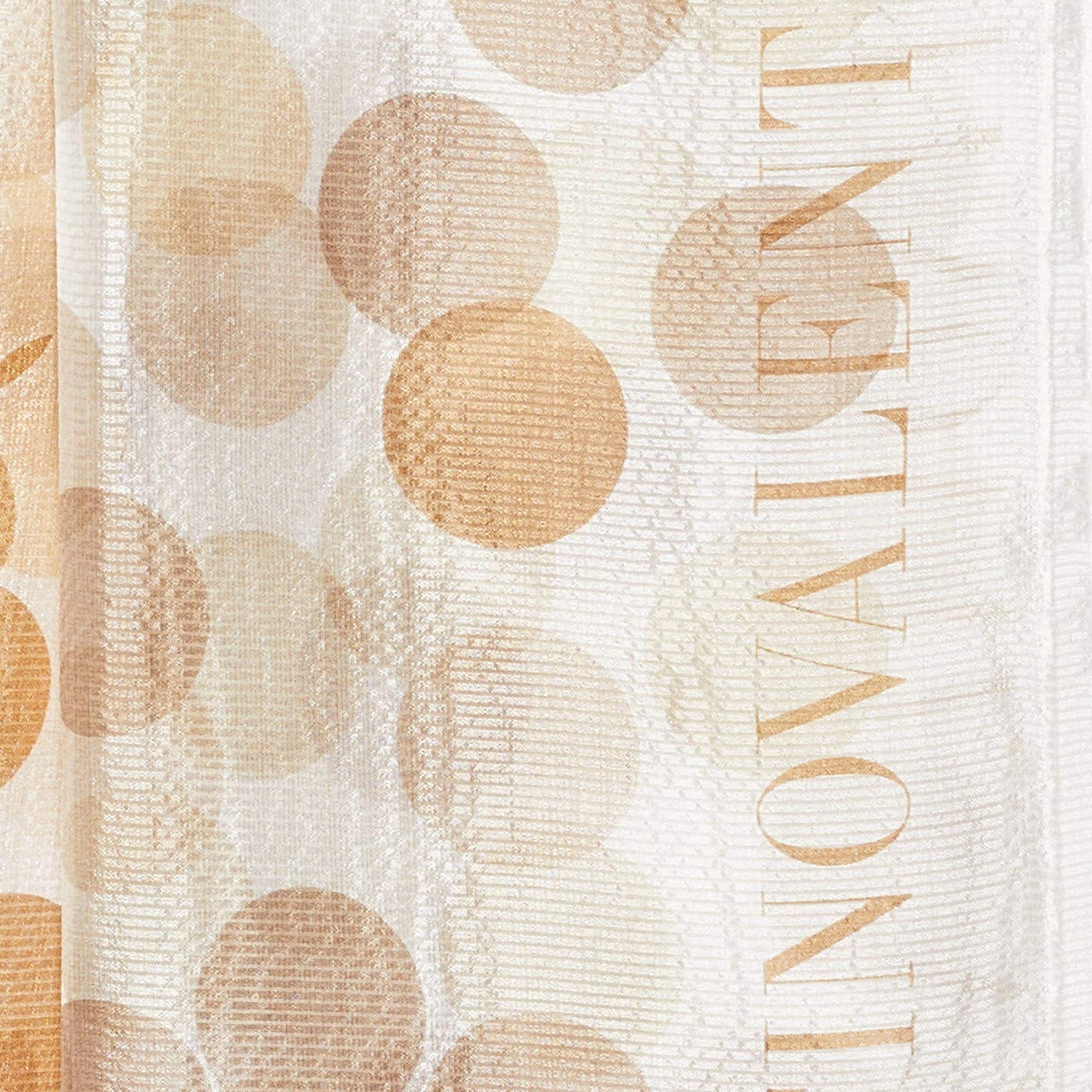 Women's Valentino Cream Dot Printed Silk Scarf