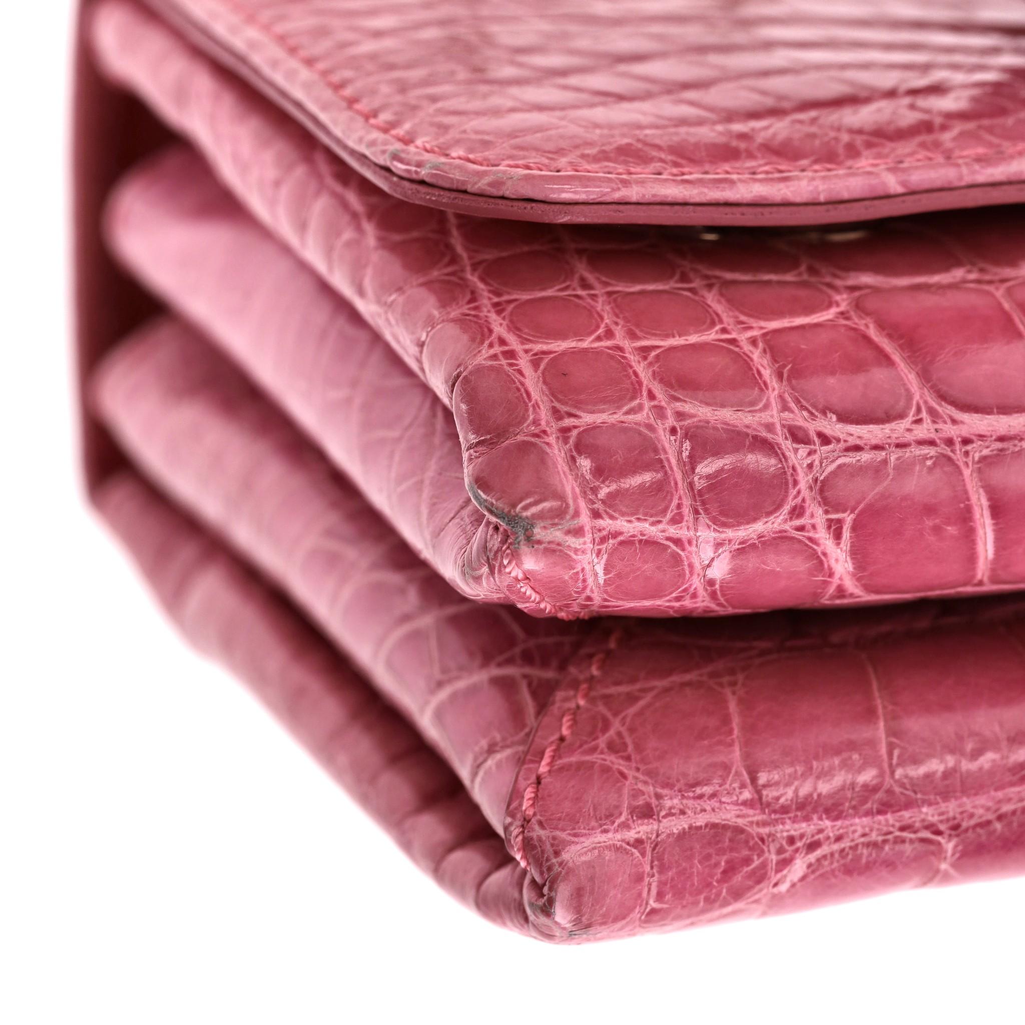 Valentino Crocodile Skin Va Va Voom Bag For Sale 6