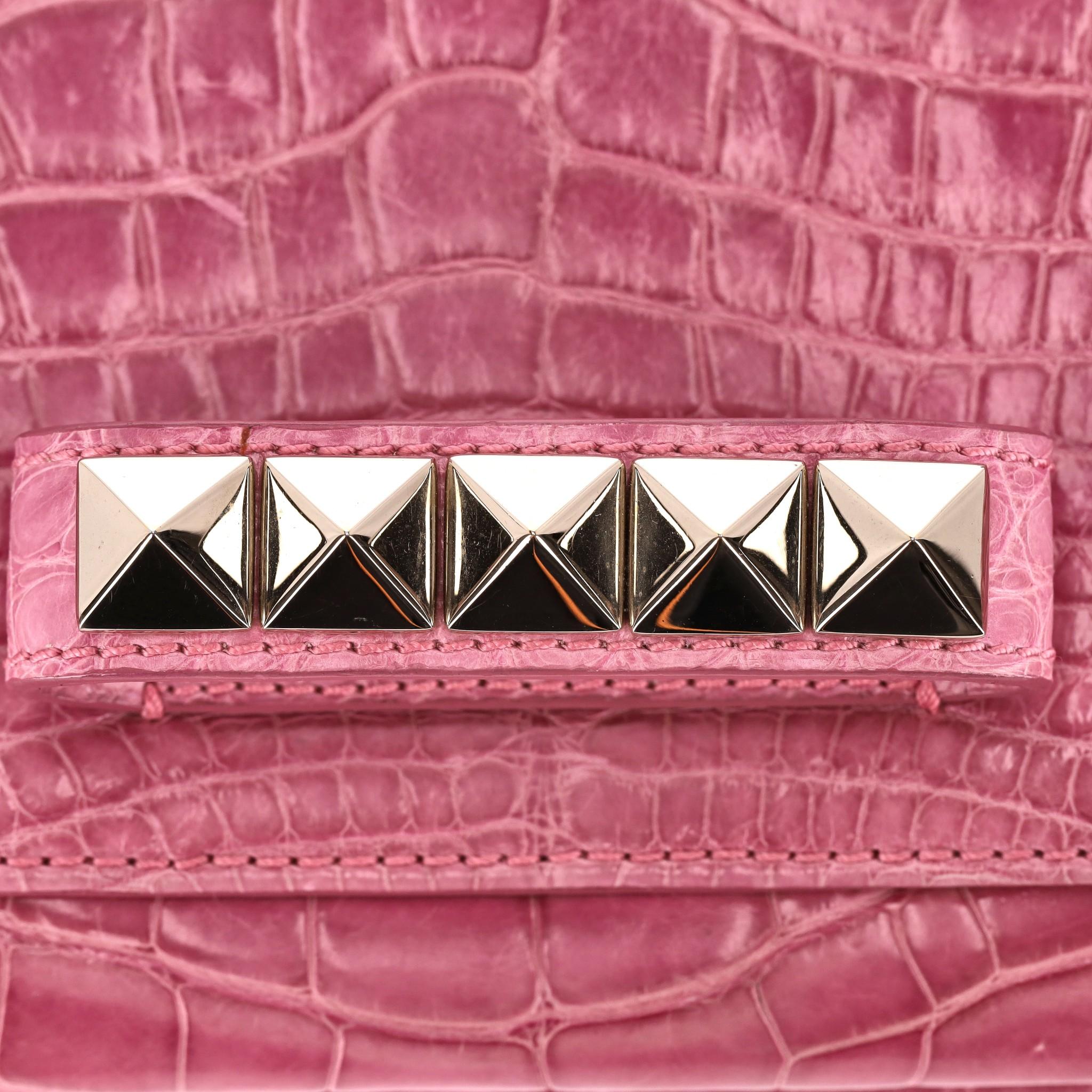 Valentino Crocodile Skin Va Va Voom Bag For Sale 3